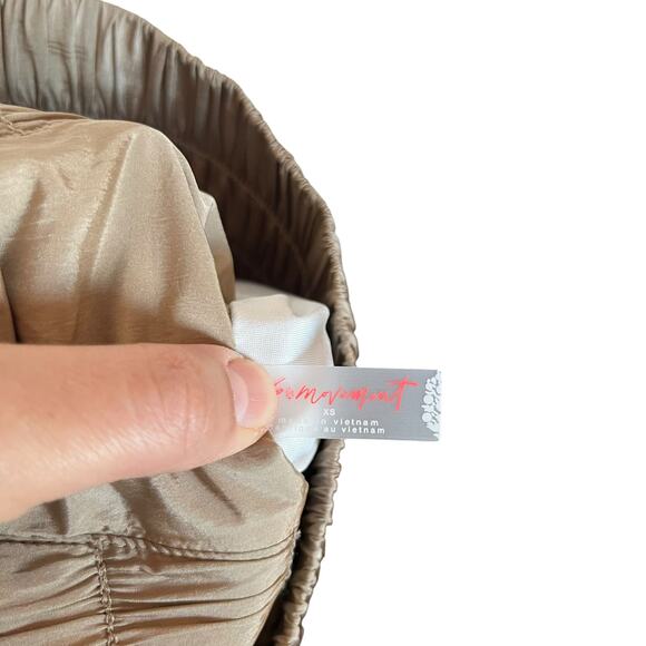 Free People FP Movement The Way Home Shorts Tan Athletic Gym Workout Size XS - Picture 3 of 9